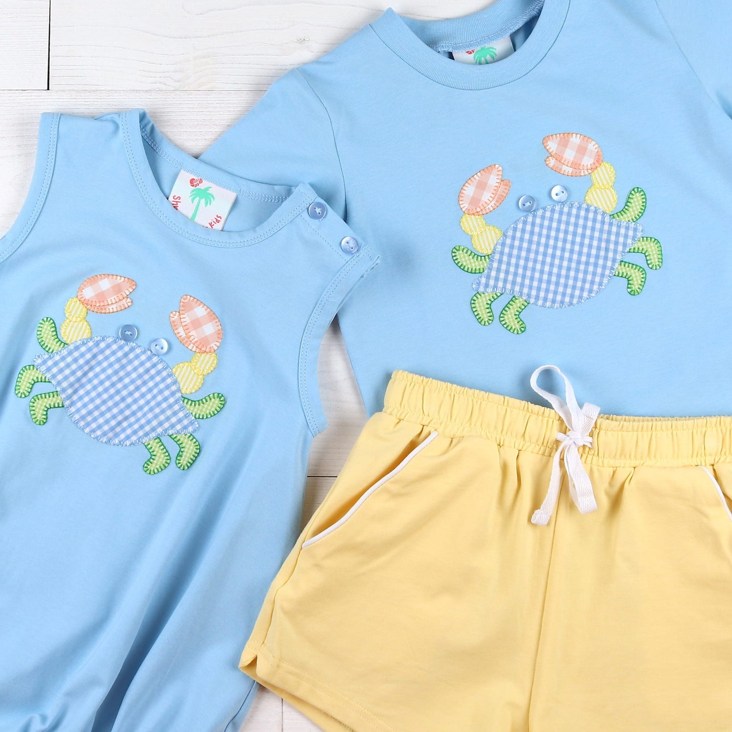 Yellow Knit Shrimp Shorts
