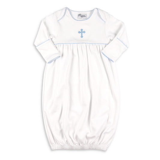 Boys Pima Gown - Crosses