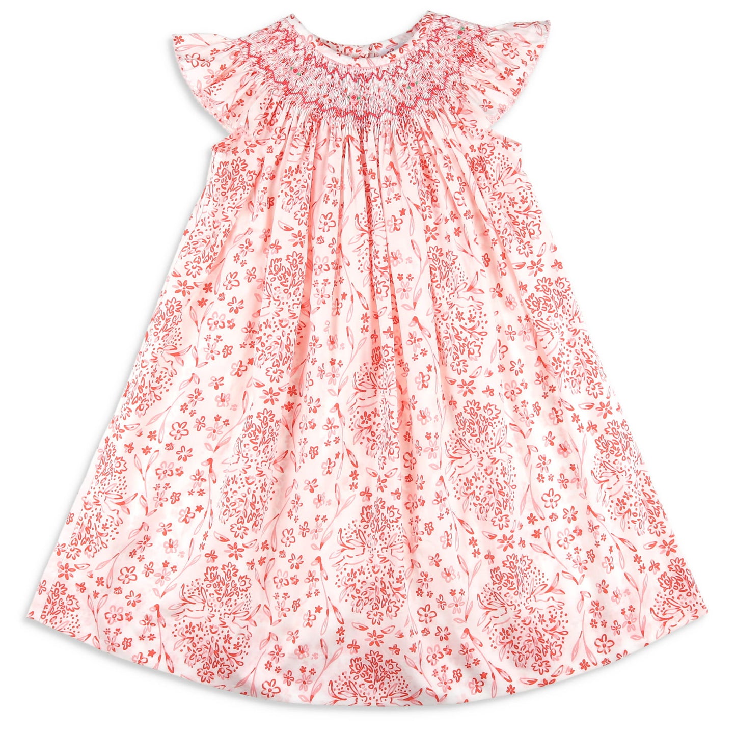 Girls Bishop Dress - Easter Toile