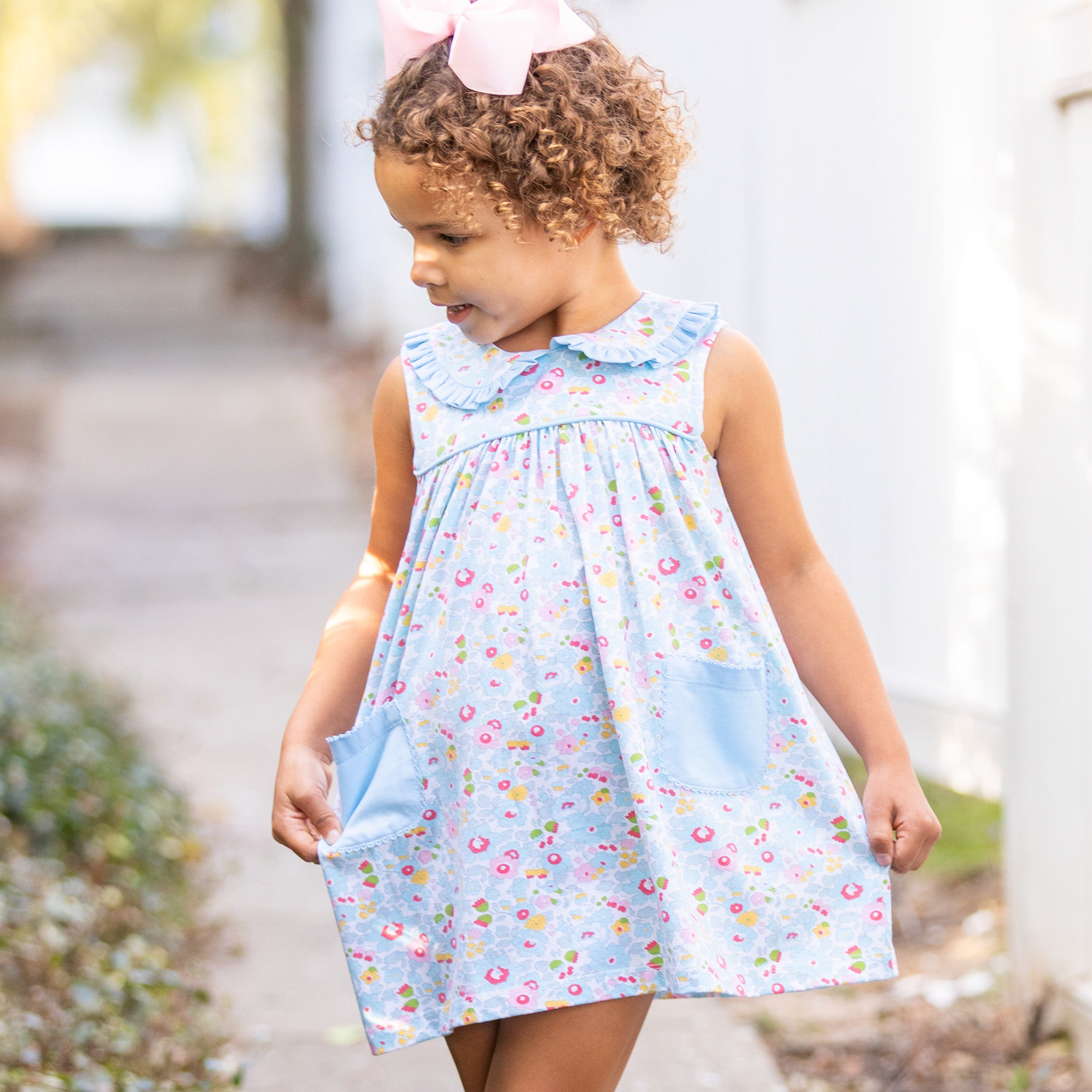 Dot Cotton Girls Summer Dress 2023 Children Cute Dresses Teenage Kids –  Toyszoom