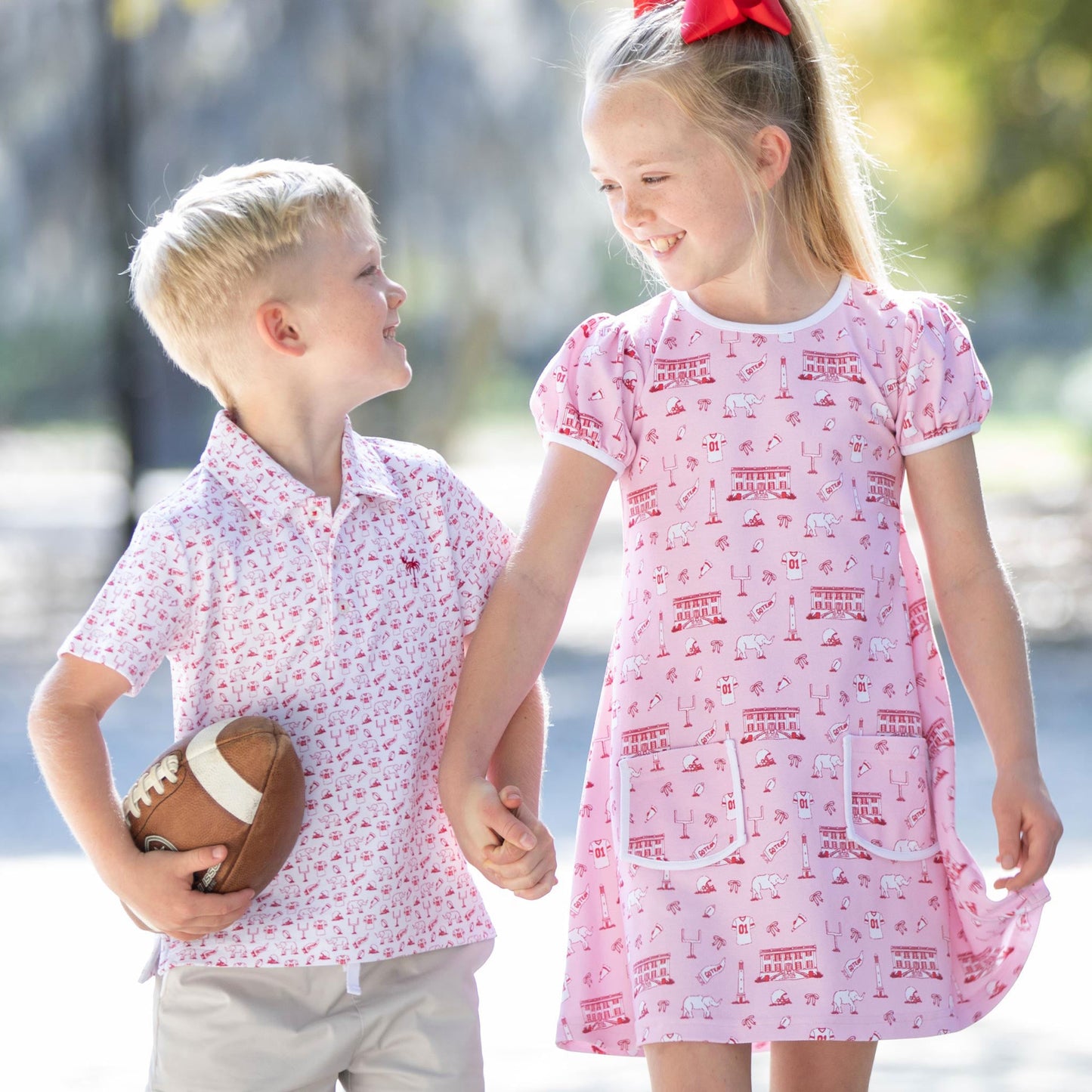 Matching sibling styles featuring Elephant Spirit Polo