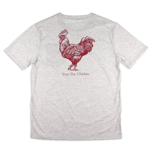 Fear The Chicken - Adults Pocket Graphic Tee