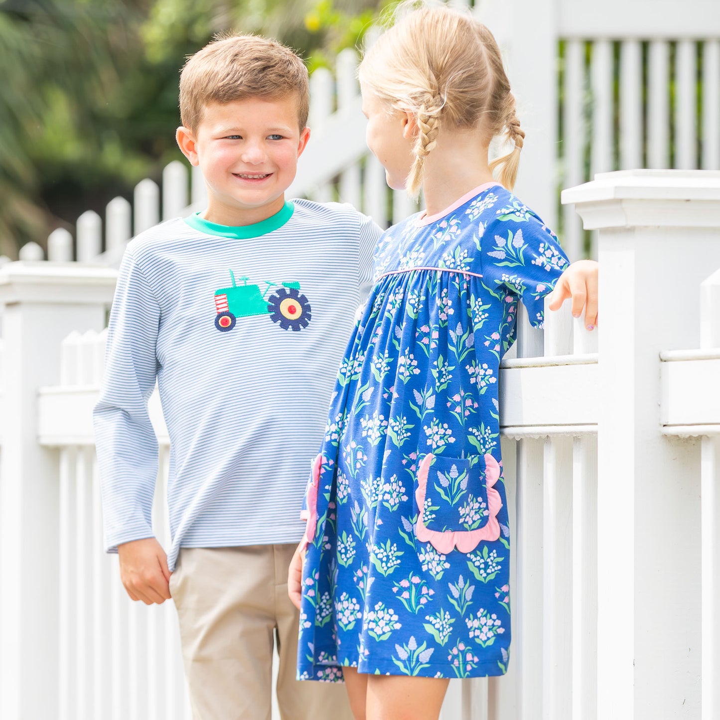 Girls Pocket Dress - Belle Bouquet