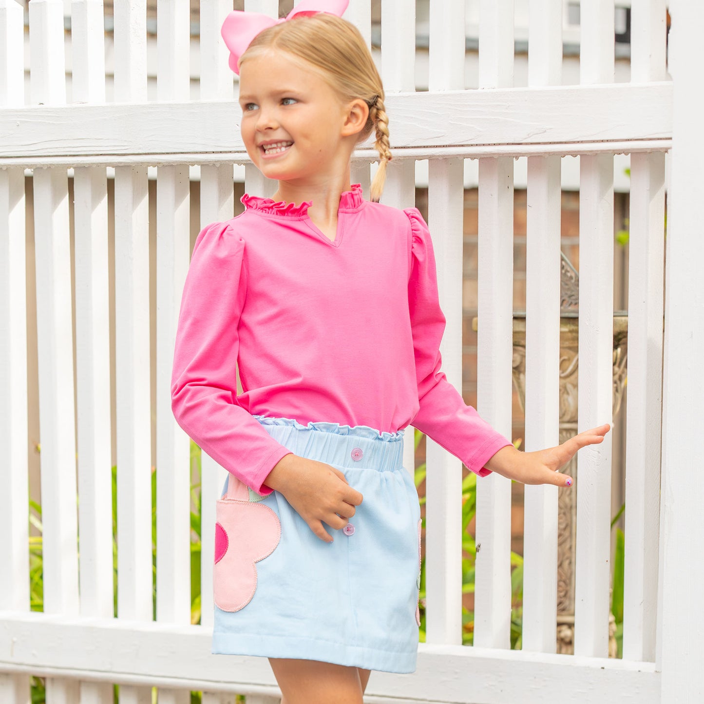 Girls Skirt - Flower Power