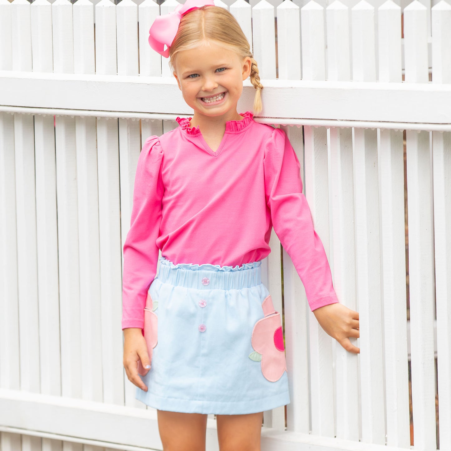 Girls Skirt - Flower Power
