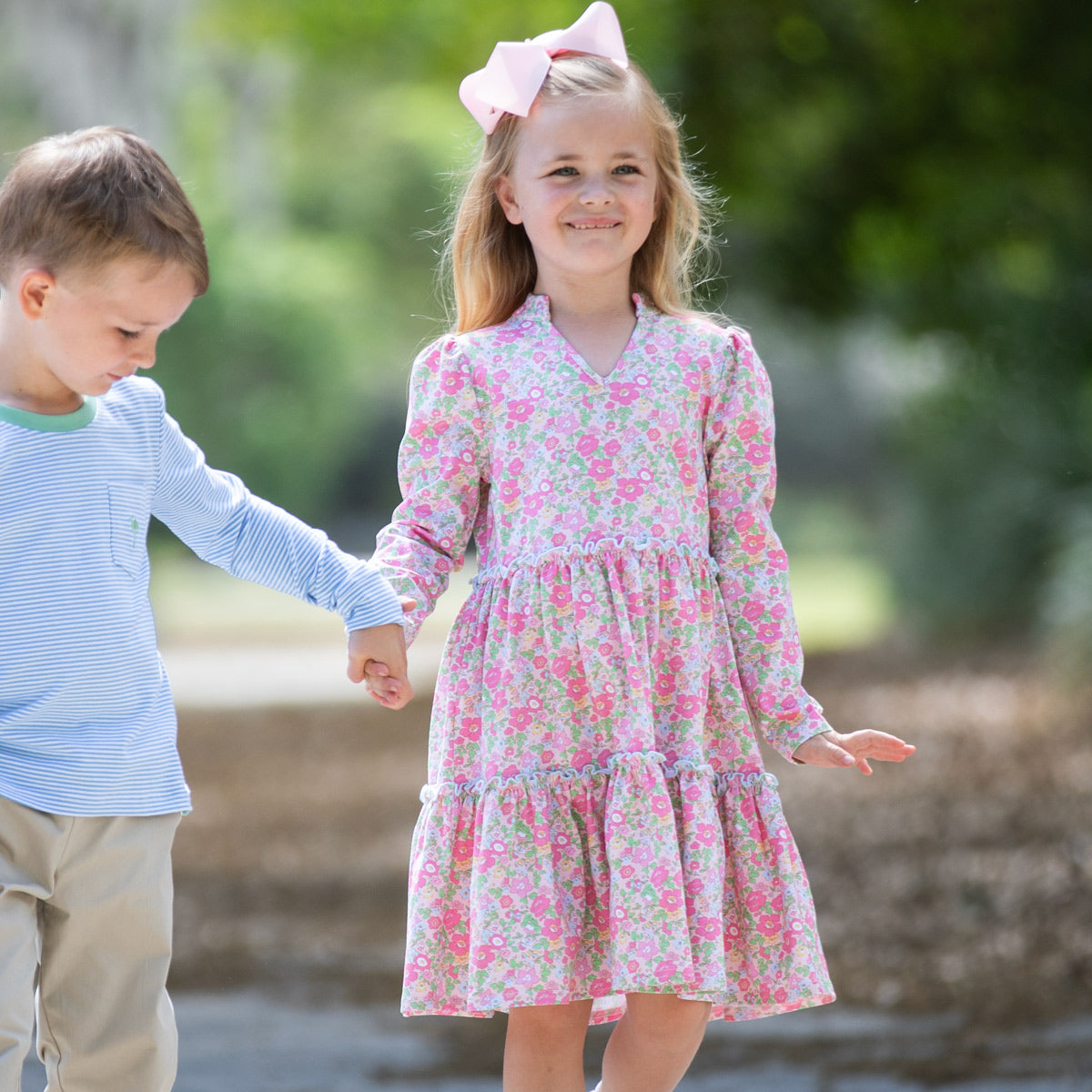 Flower Power Twirl Dress-DOLL