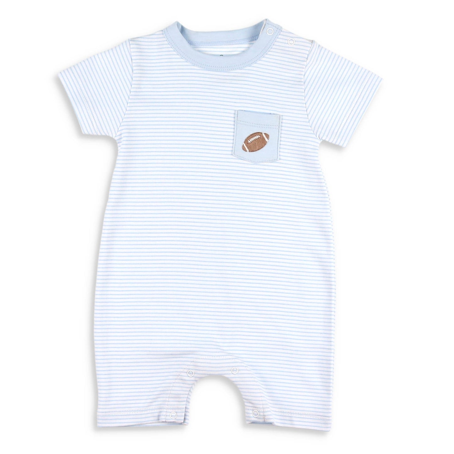 Boys Pima Romper - Footballs