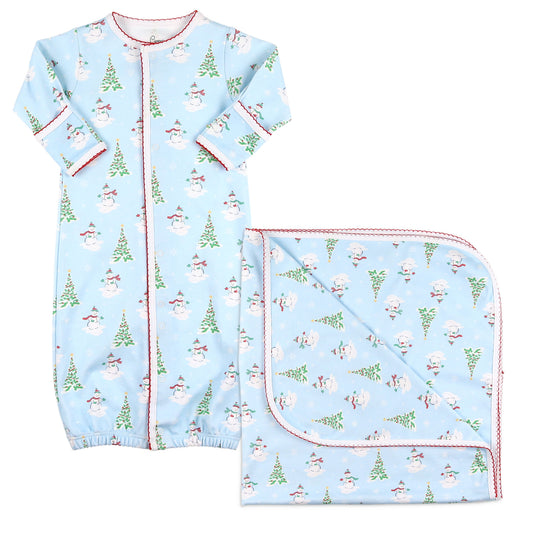 Unisex Pima New Baby Set - Frosty