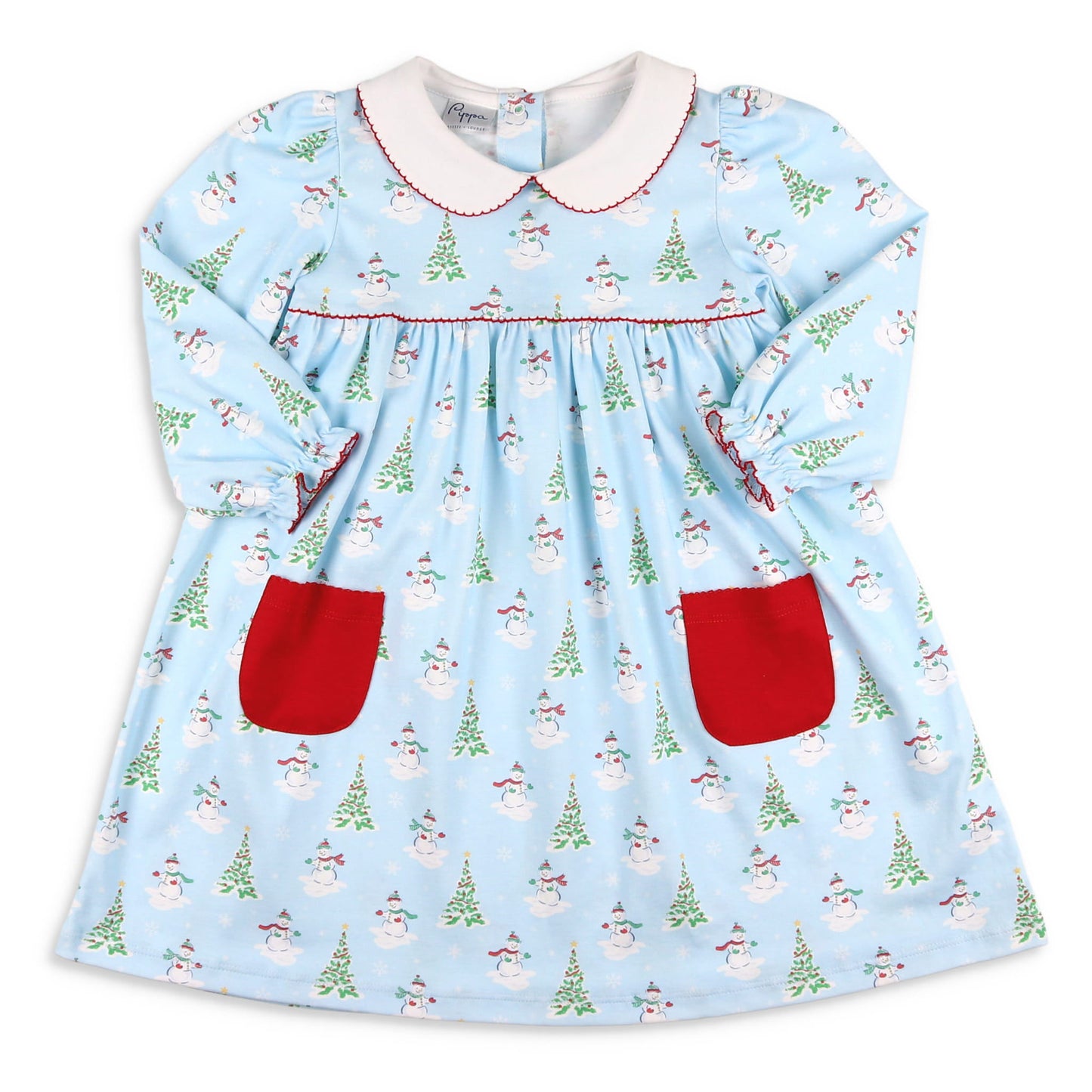 Girls Pima Dress - Frosty