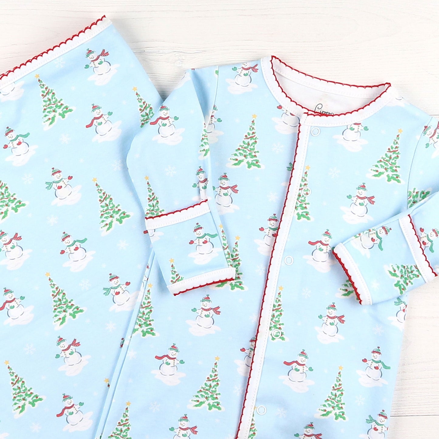 Unisex Pima New Baby Set - Frosty