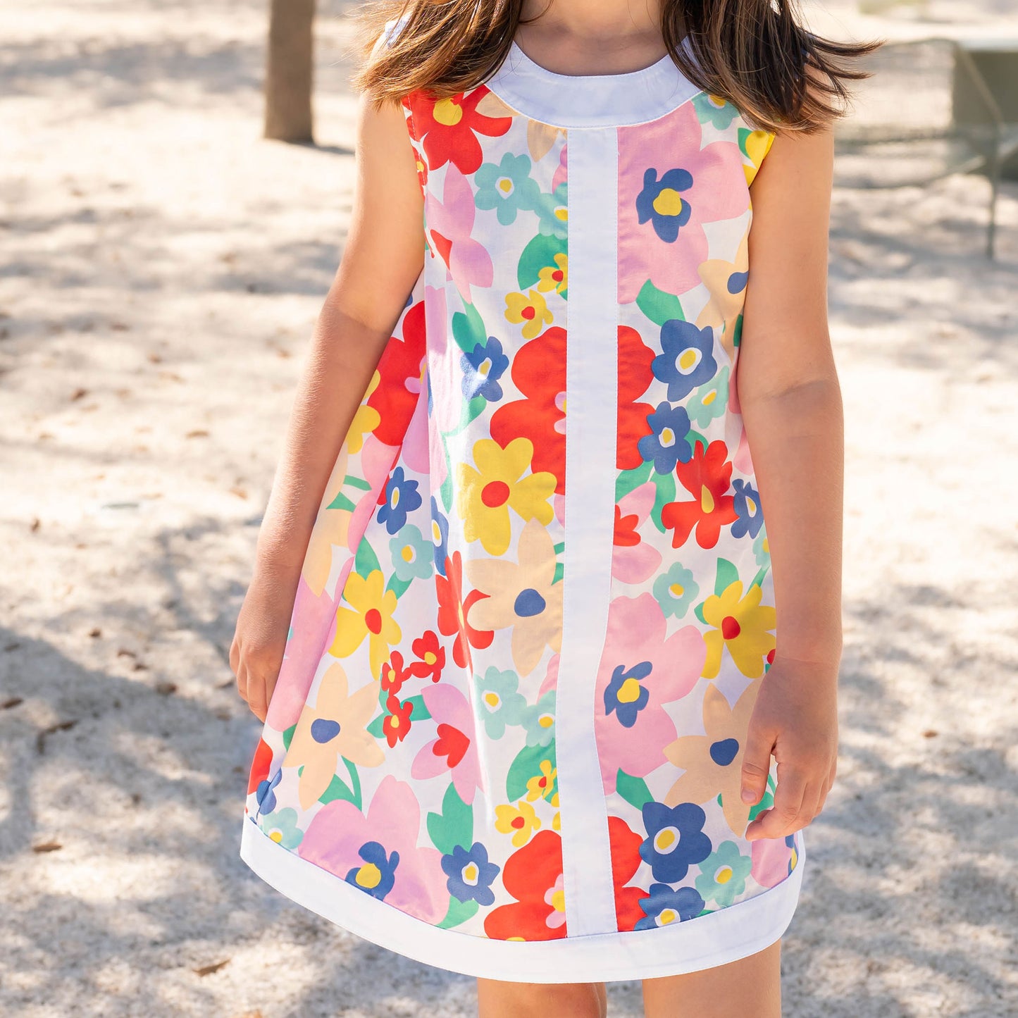 Girls Eleanor Dress - Groovy Garden