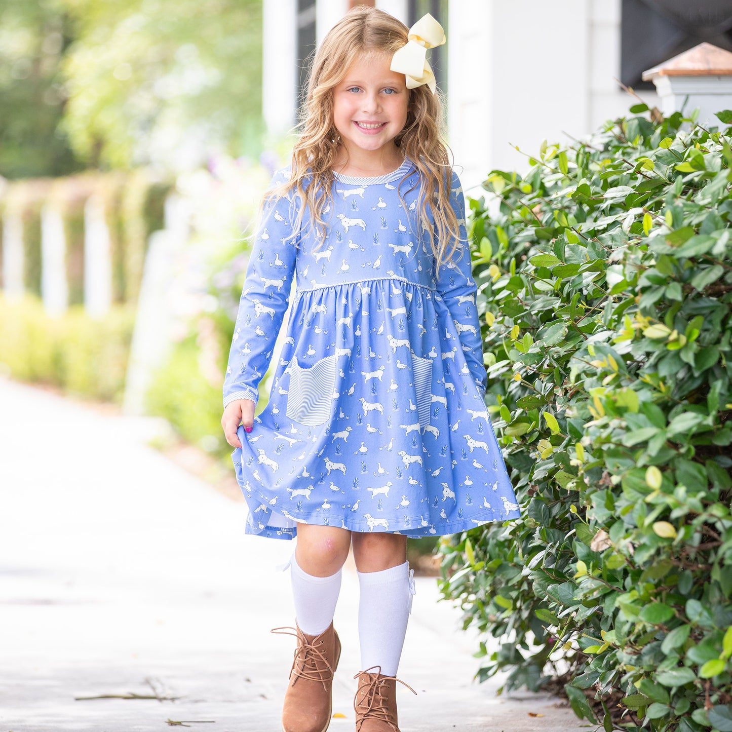 Girls Twirl Dress - Golden & Goose