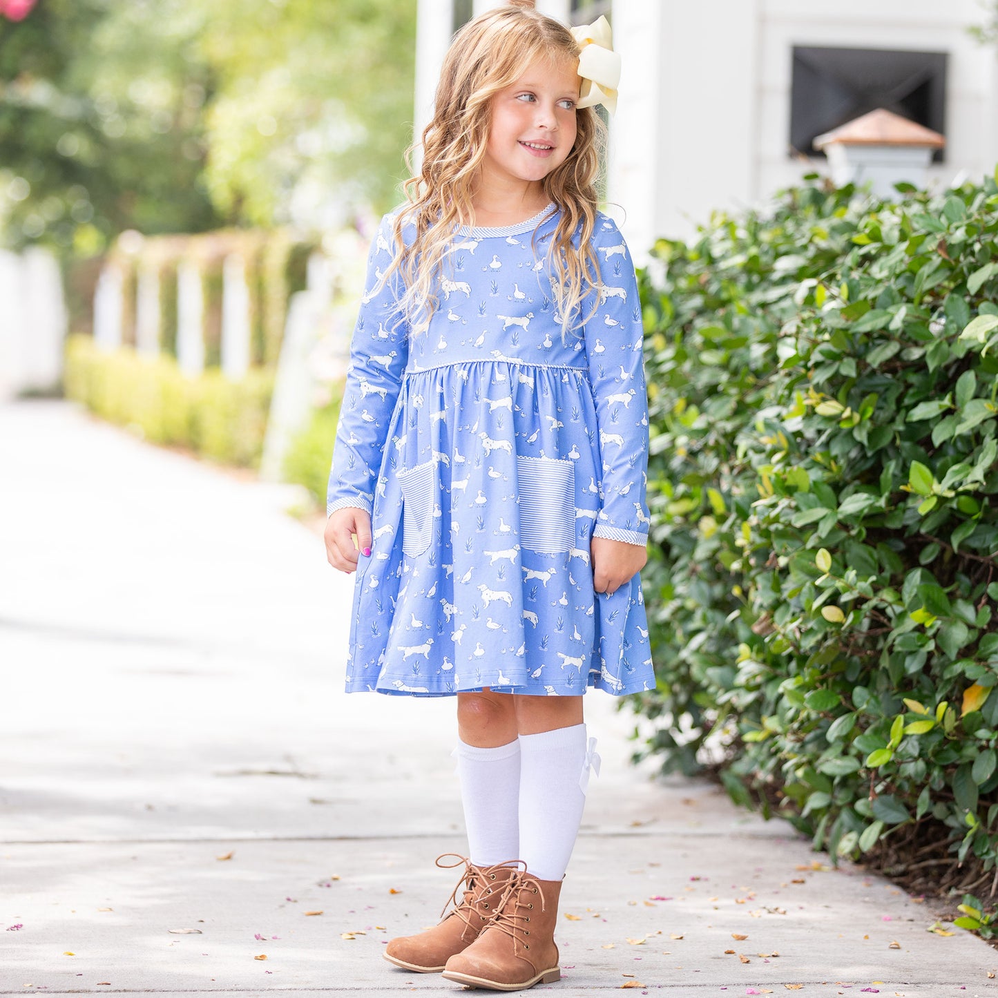 Girls Twirl Dress - Golden & Goose