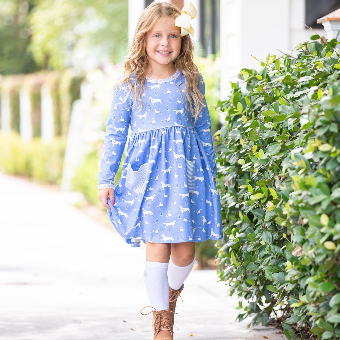 Girls Twirl Dress - Golden & Goose