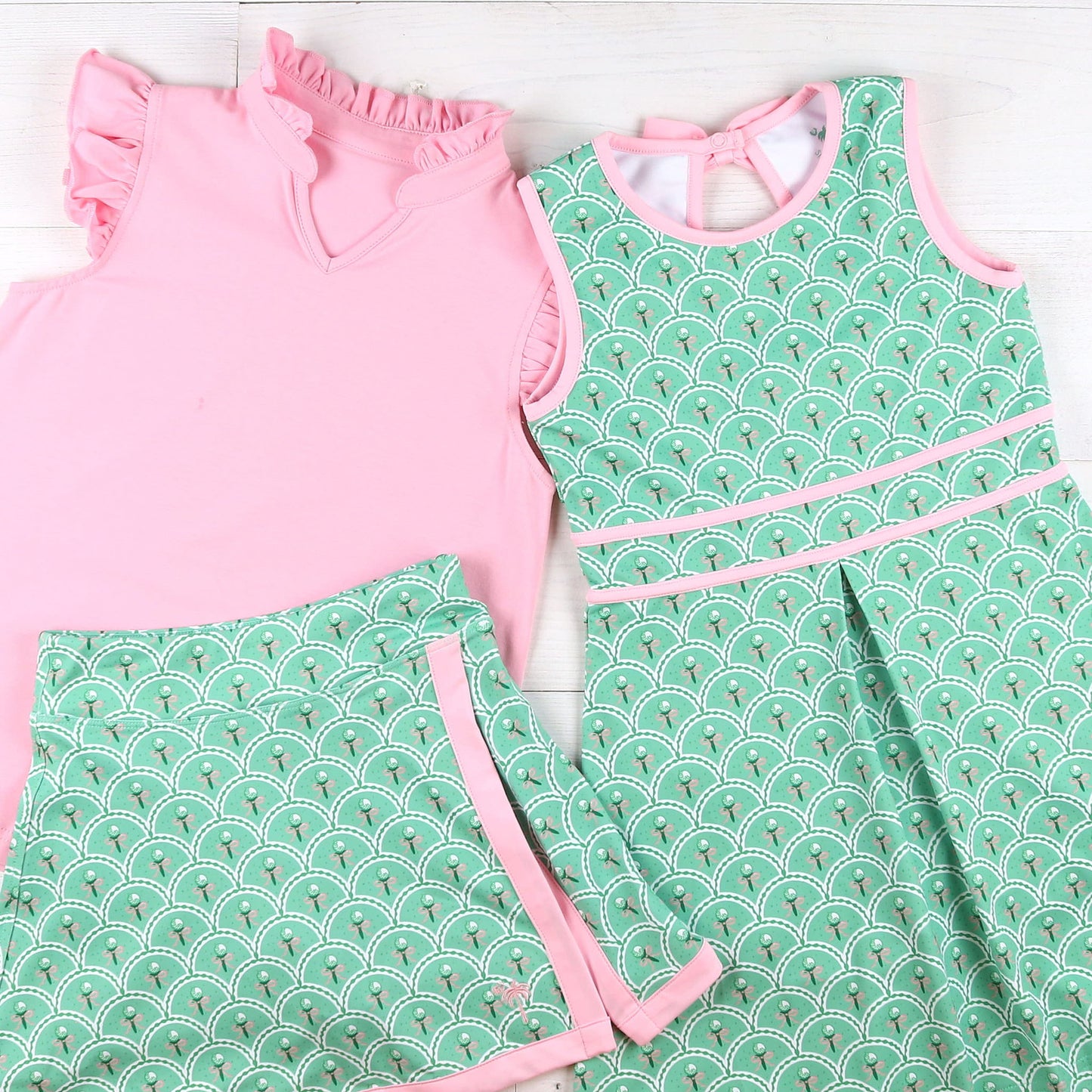 Pink Petal Ruffle Neck Top