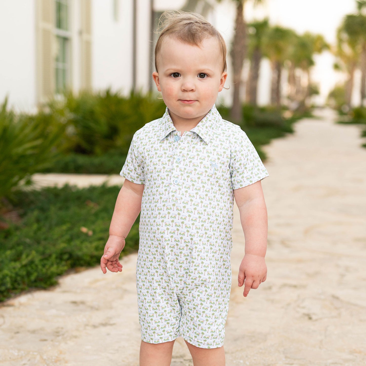 Boys Performance Romper - Tee Time