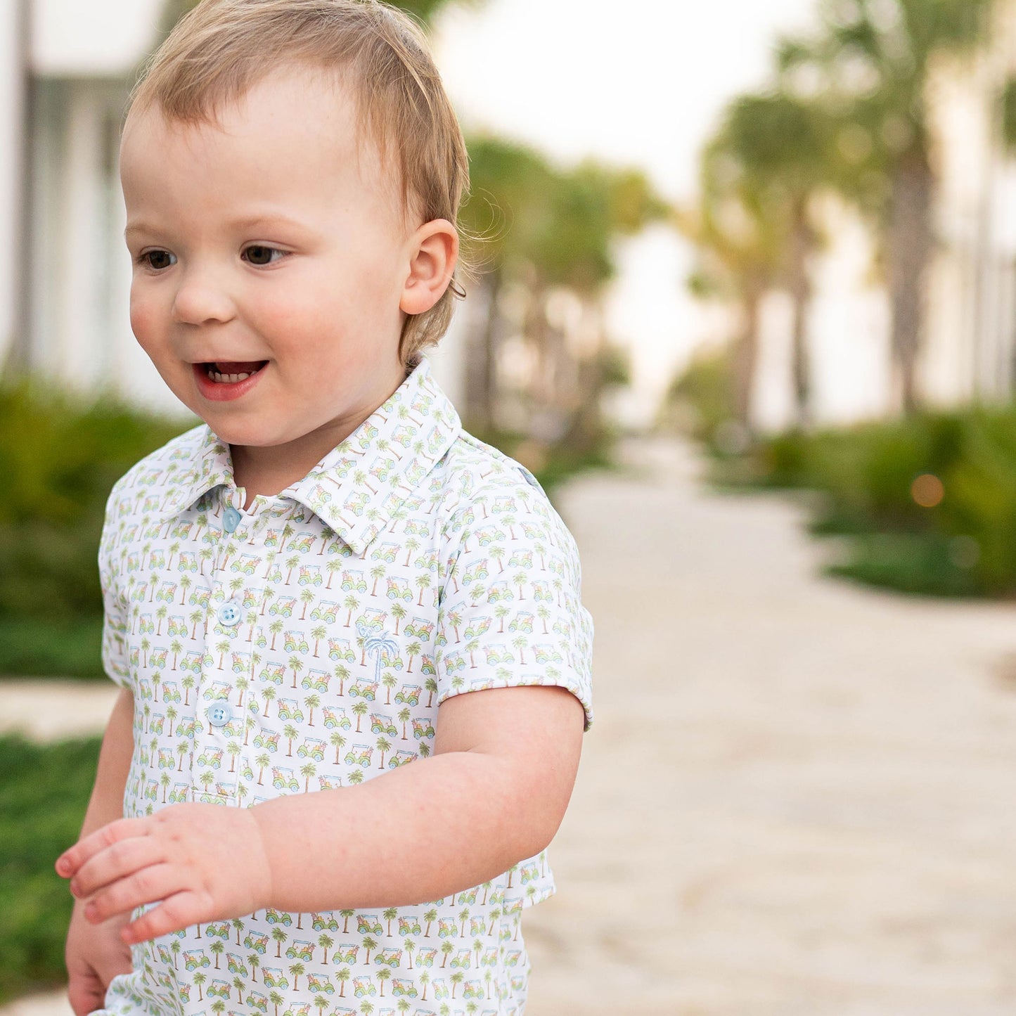 Boys Performance Romper - Tee Time