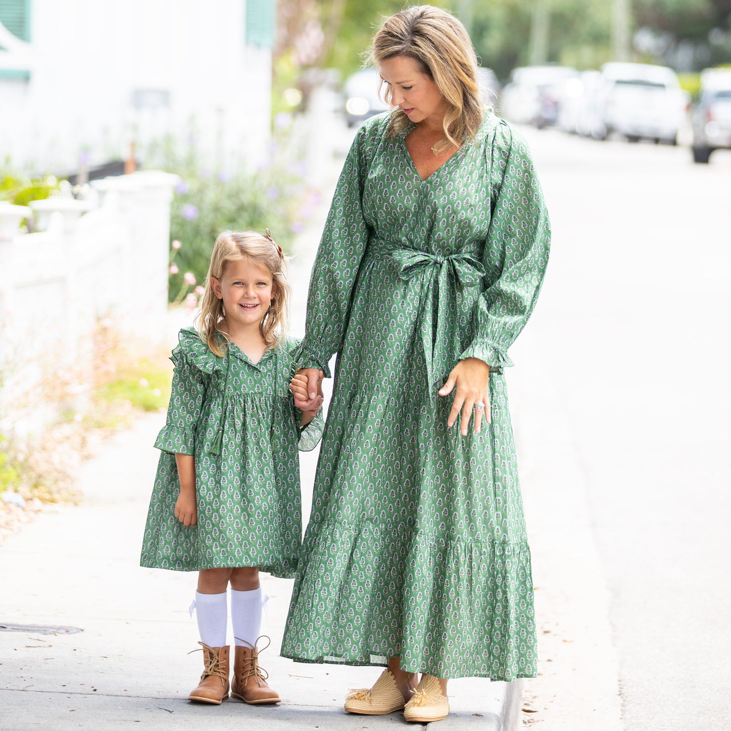 Girls Maisy Dress- Green Gables