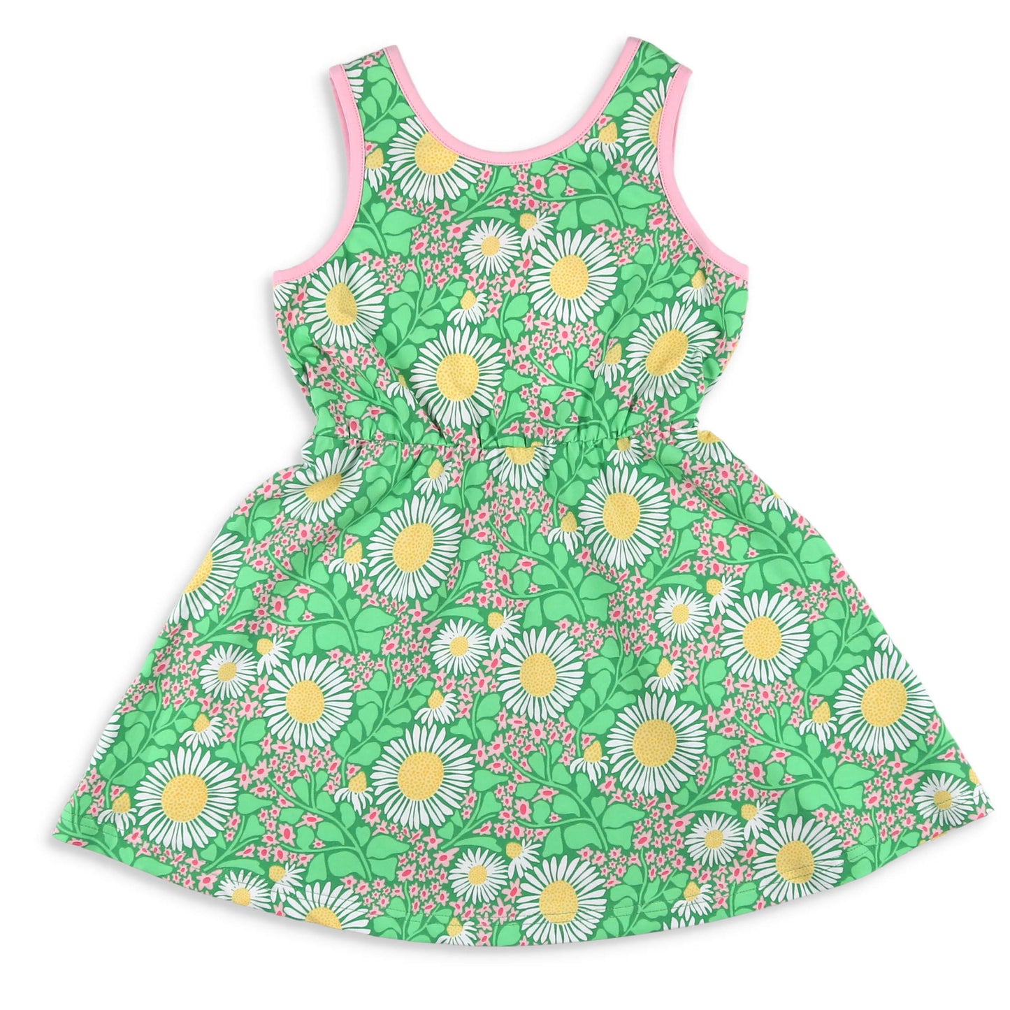 Green Meadow Bow Back Dress