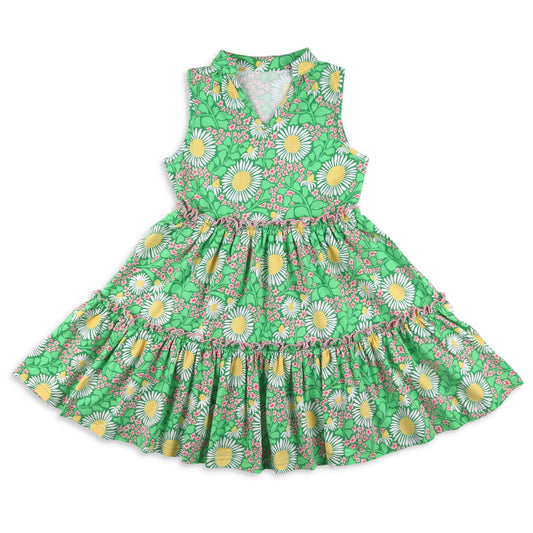 Green Meadow Tier Dress