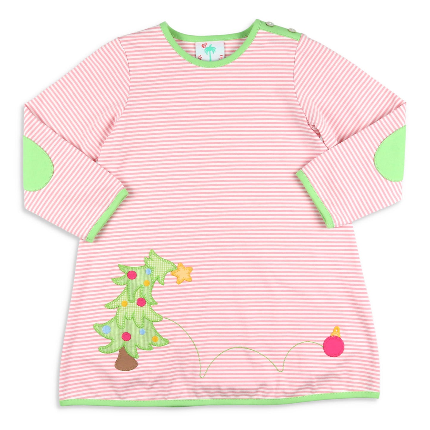 Girls Sophia Dress - Grinch