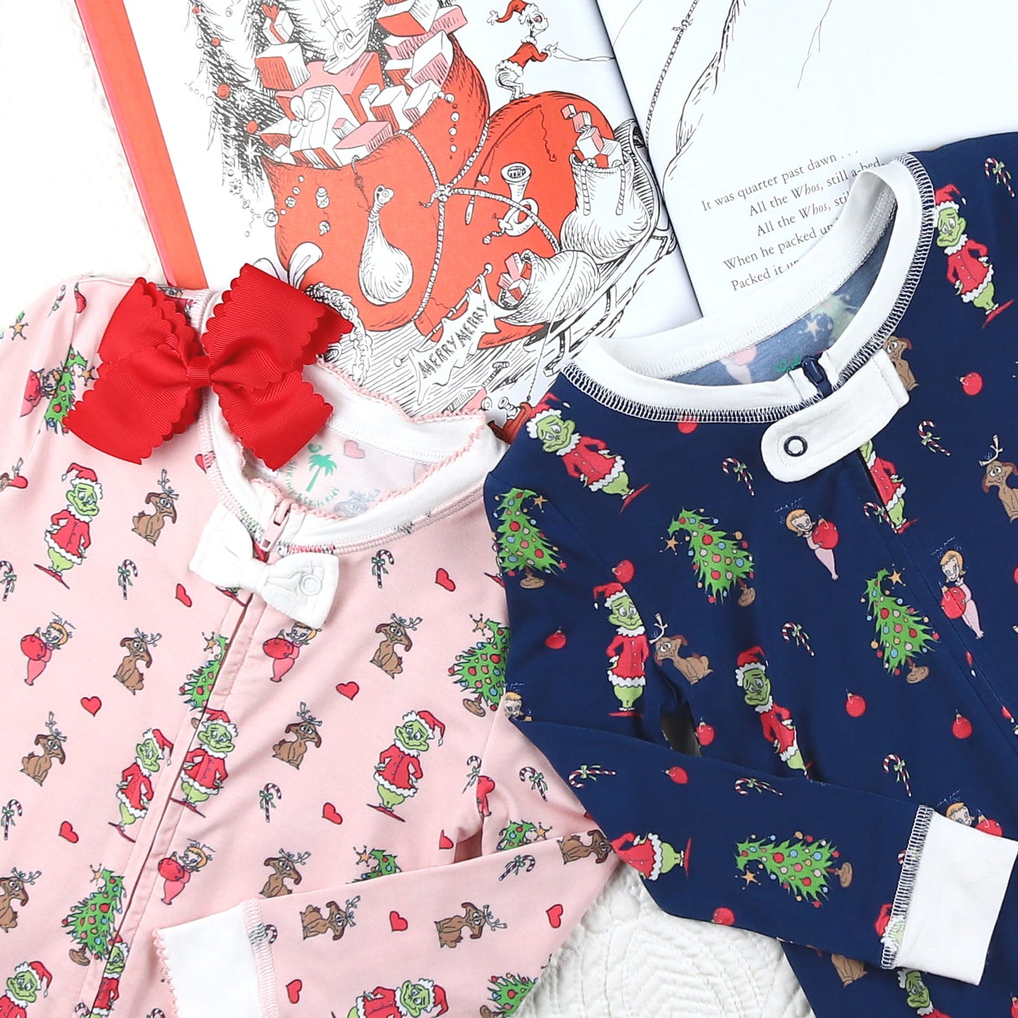Boys Bamboo Onesie - Grinch