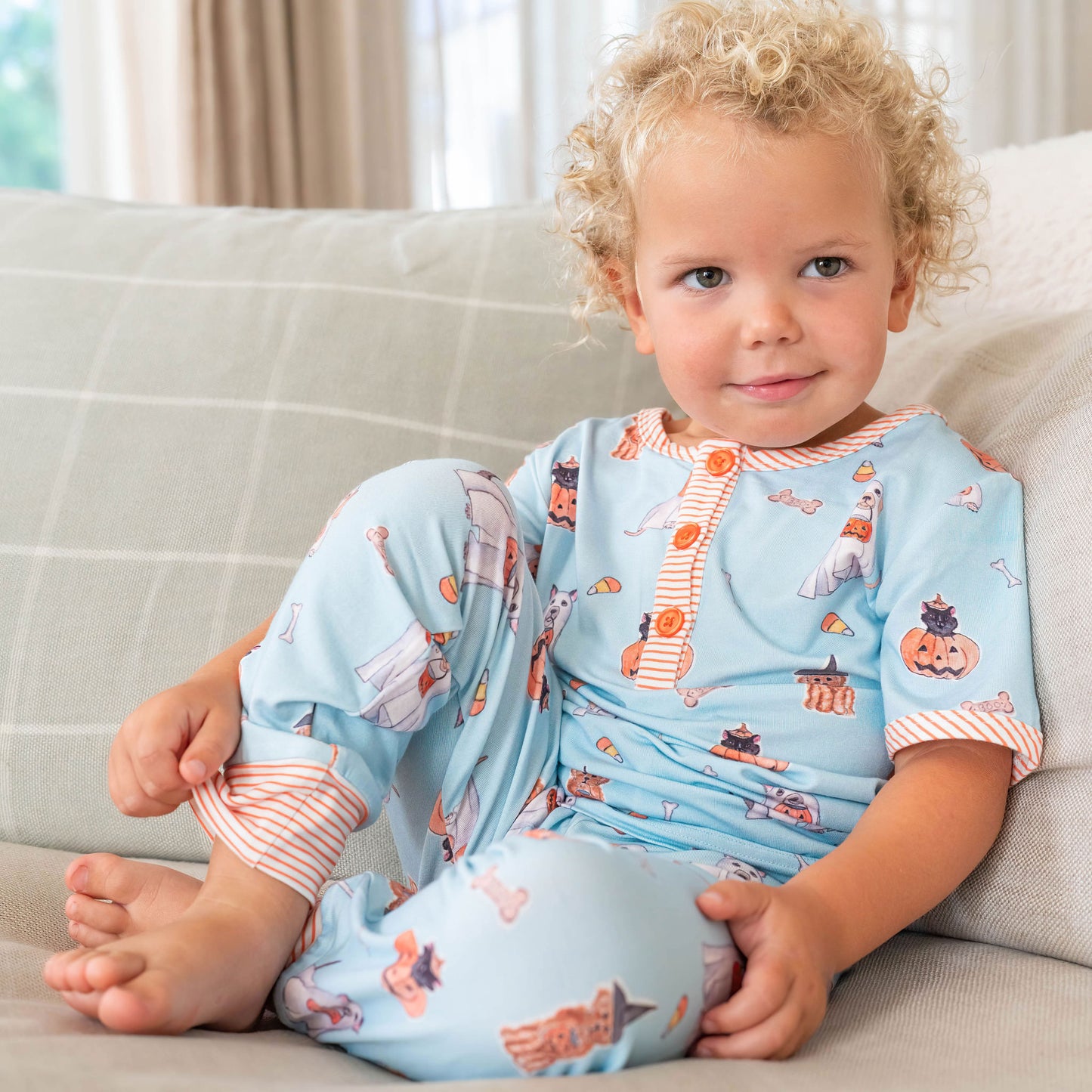 Spooky Animals Blue Loungewear