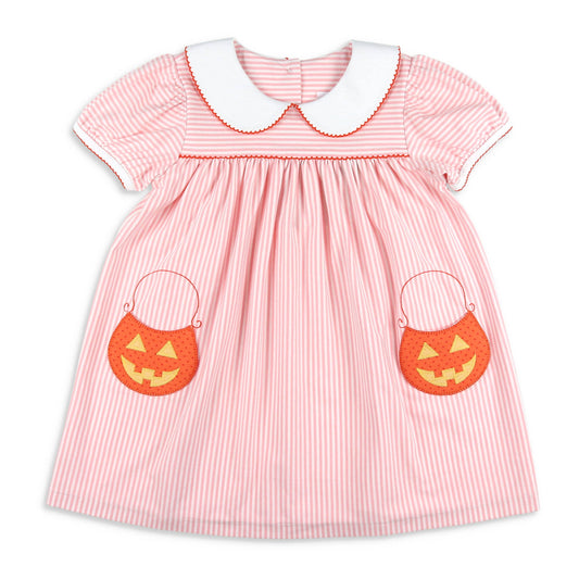 Halloween Pumpkin Pocket Dress
