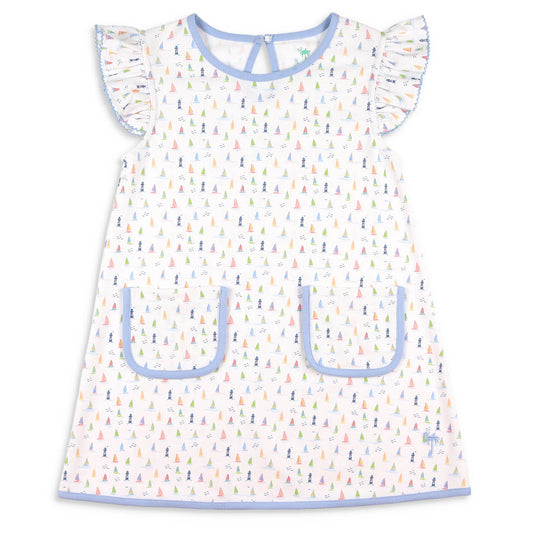 Harbor Breeze Pique Knit Pocket Dress