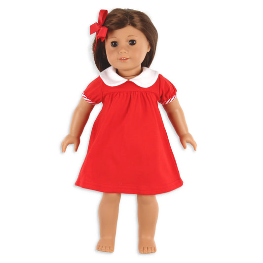 Classic Red Eloise Dress - Doll Dress