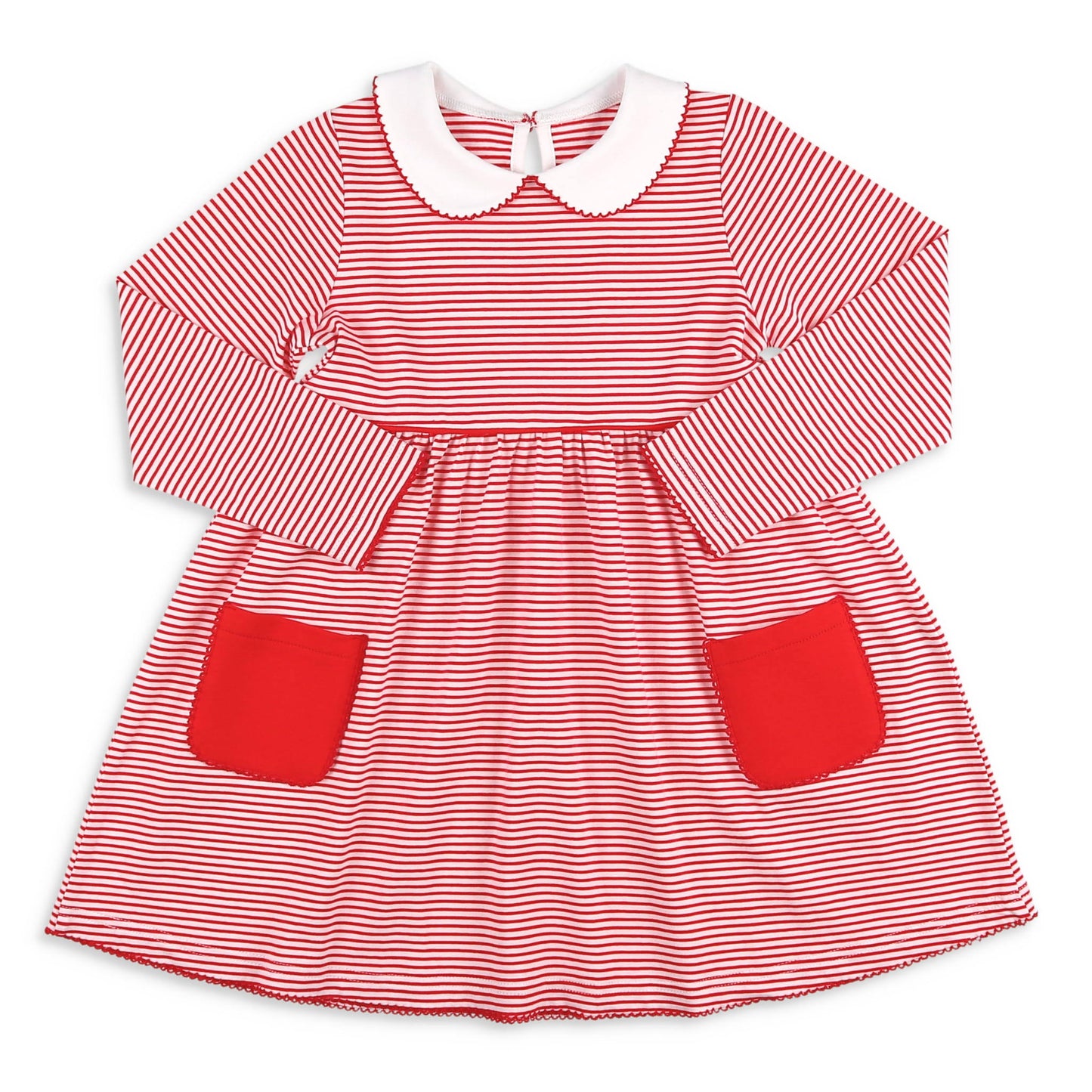 Classic Red Stripe Dress