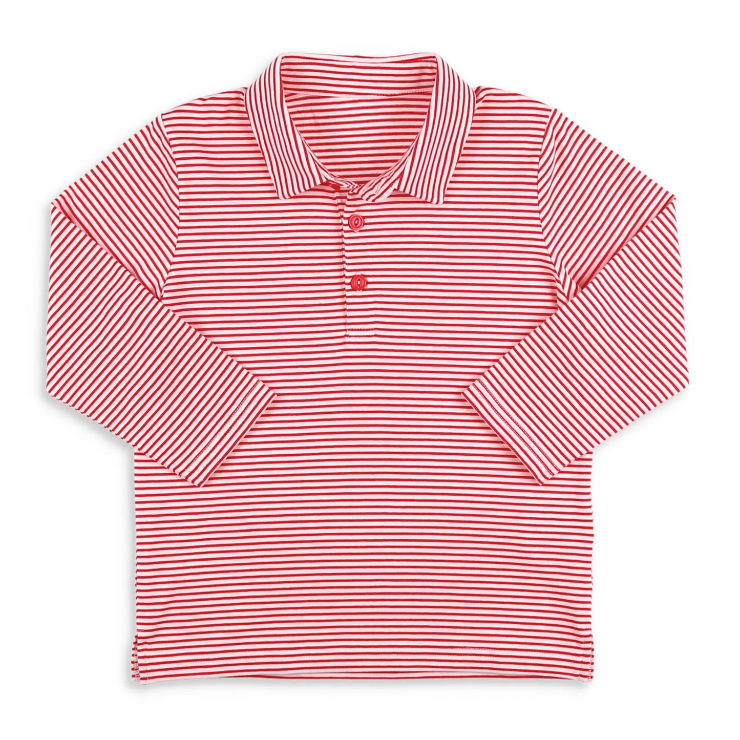 Classic Red Stripe Polo