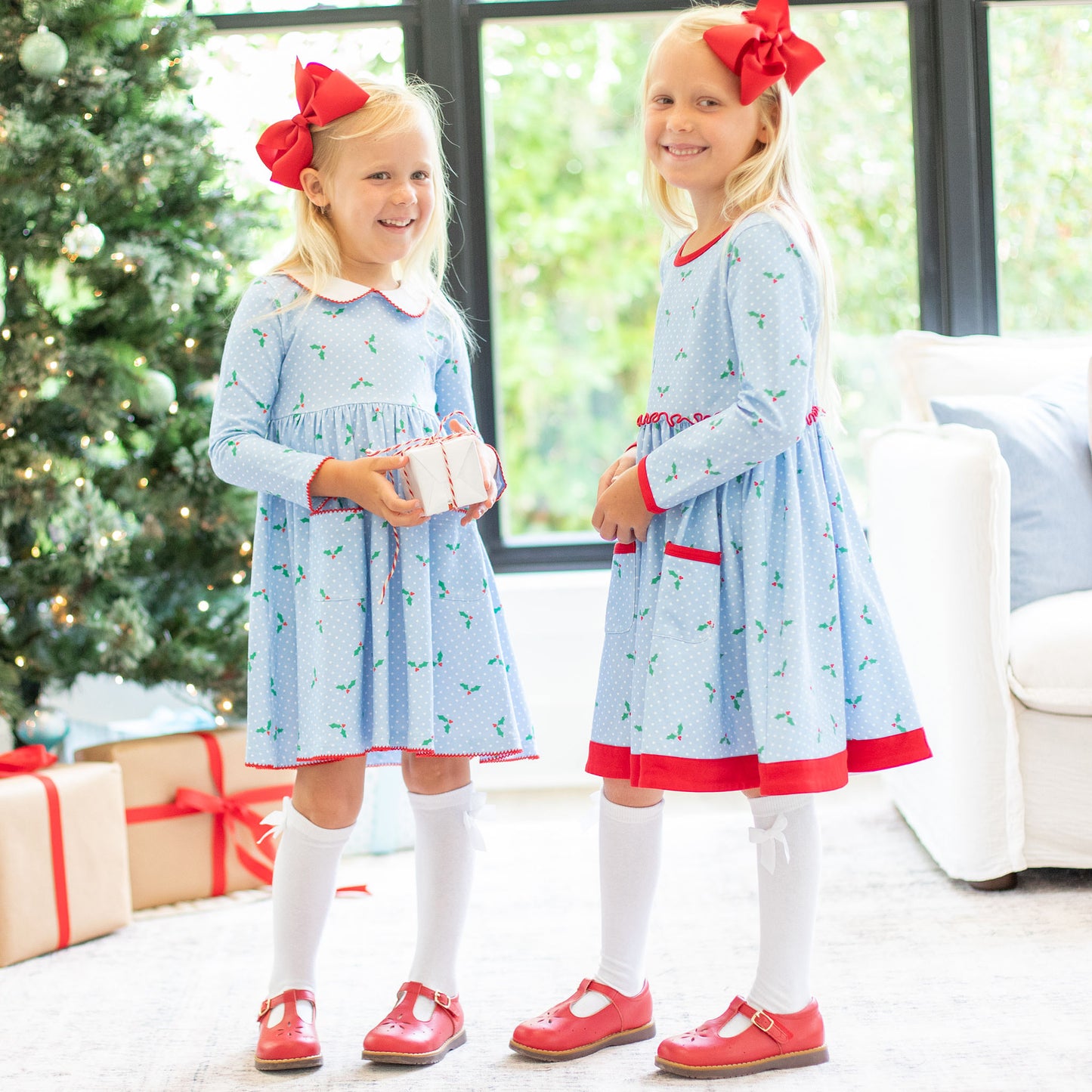 Girls Twirl Dress - Holly