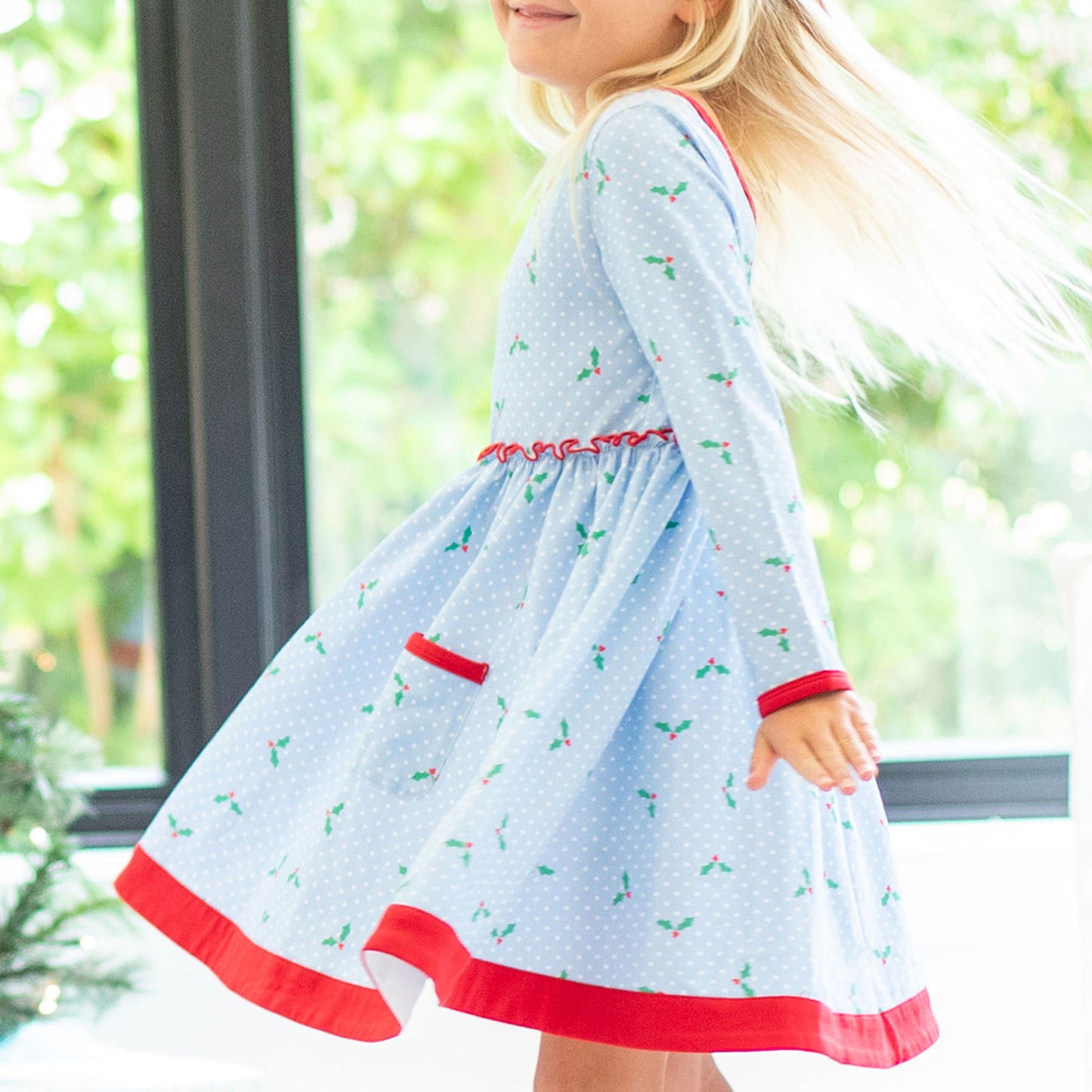 Girls Twirl Dress - Holly