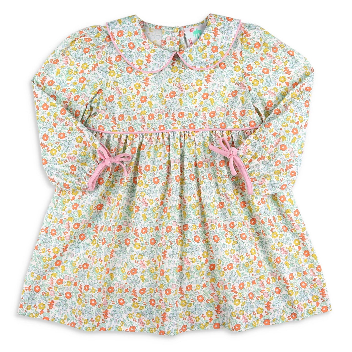 Girls Blaire Dress - Honeysuckle