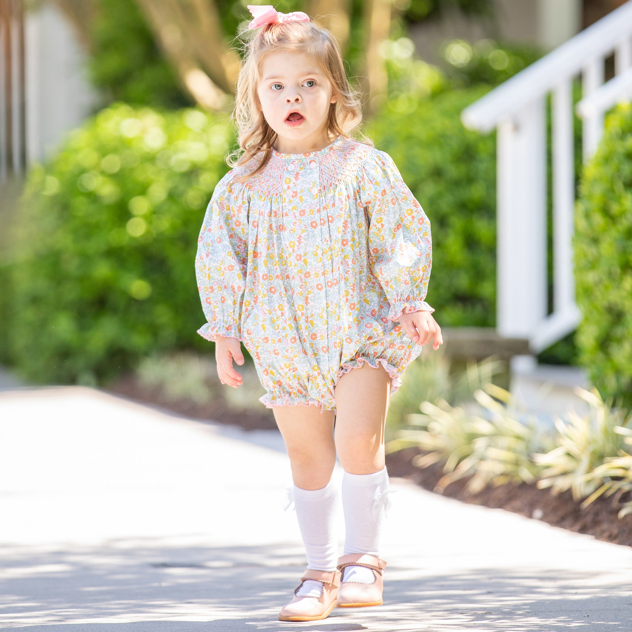 Sweet honey online smocked romper