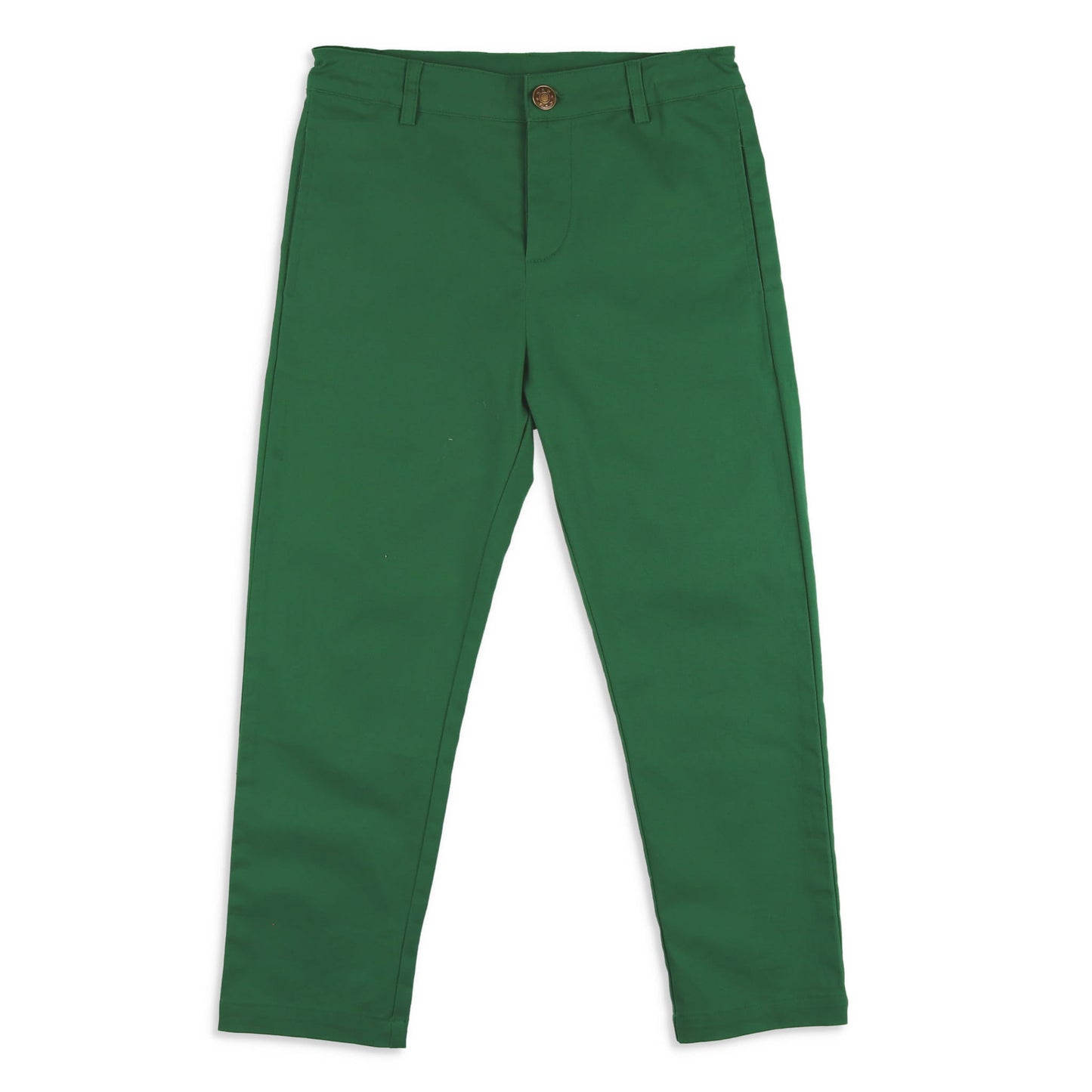 Hunter Green Twill Button Pants