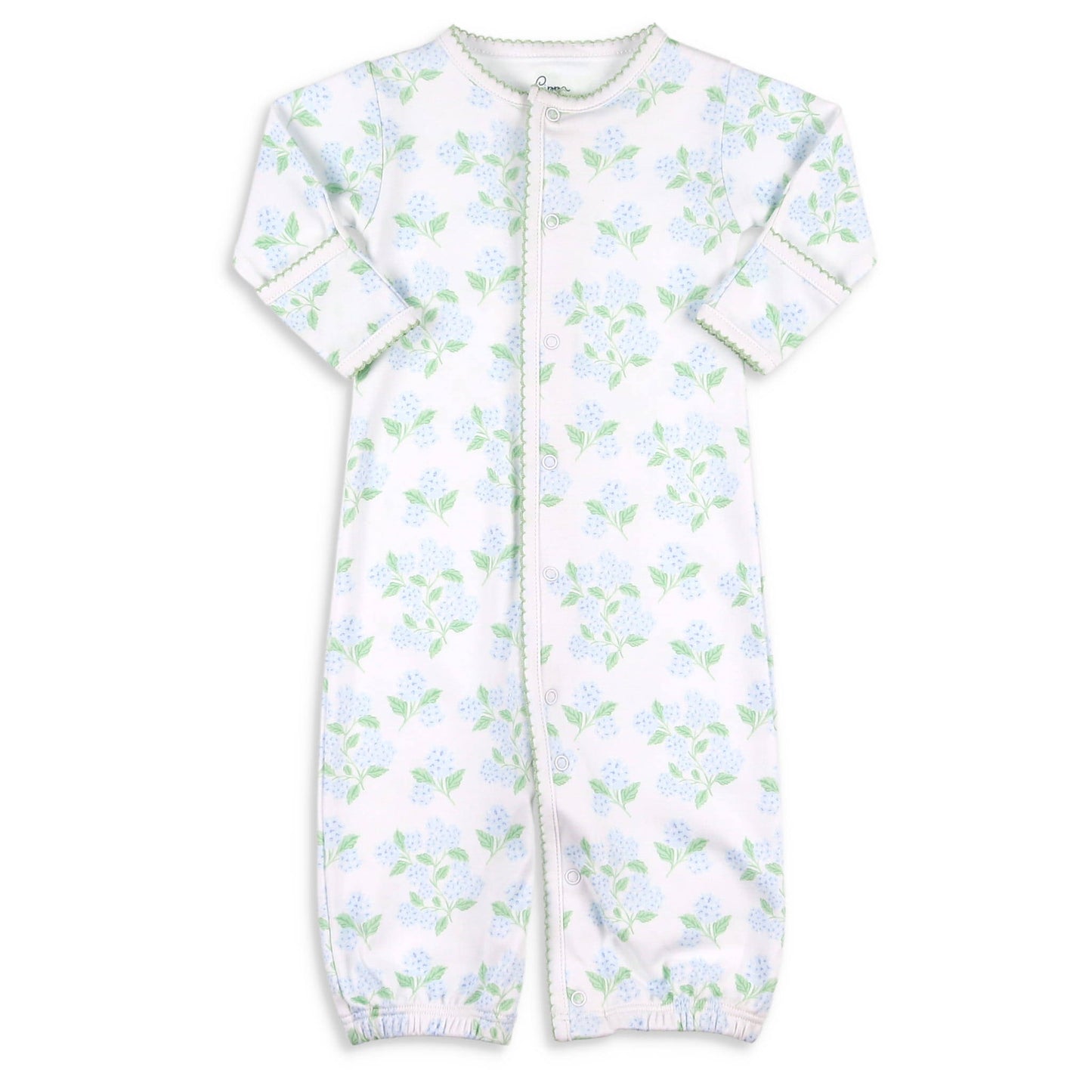 Girls Baby Converter Gown - Hydrangea