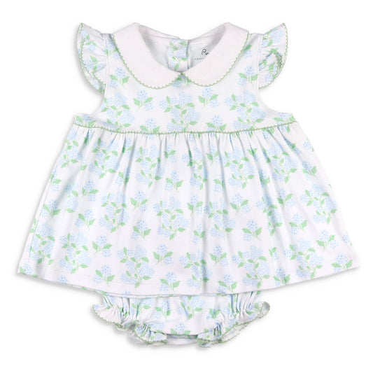 Girls Pima Set - Hydrangea