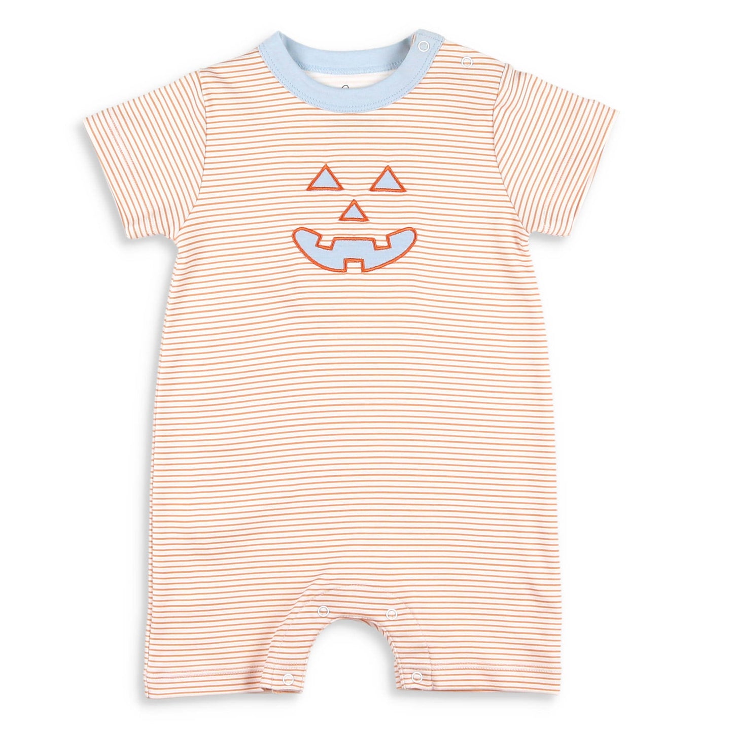 Boys Pima Romper - Jack-O-Lanterns