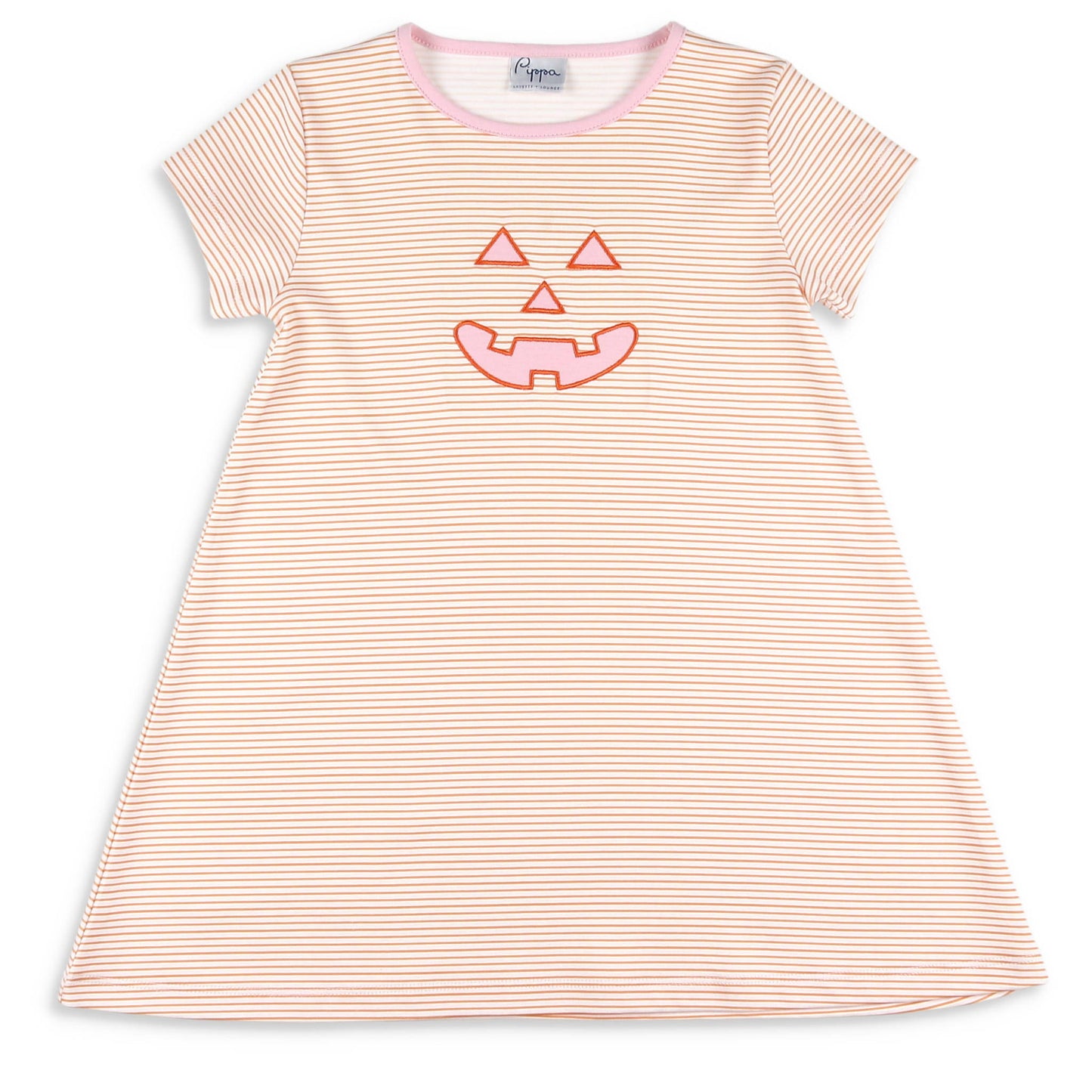 Girls Pima Dress - Jack-O-Lanterns