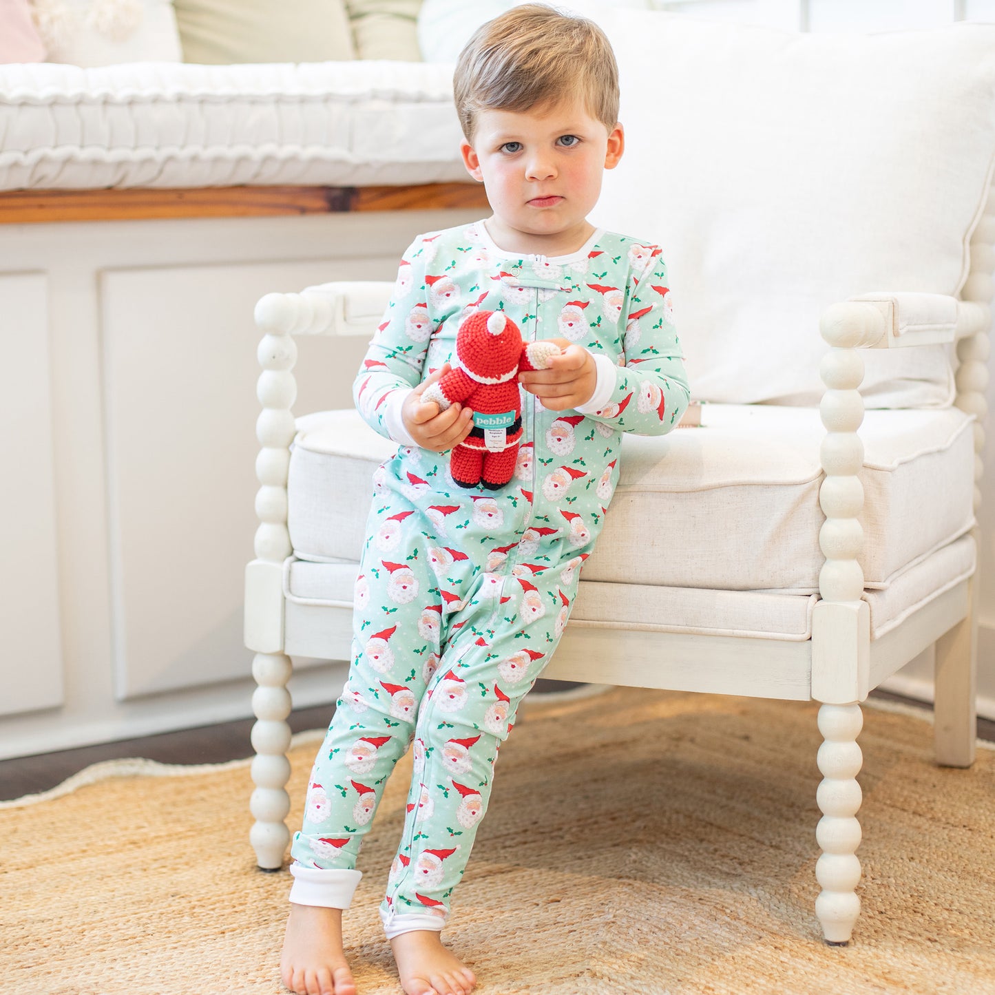 Boys Onesie - Jolly Santa