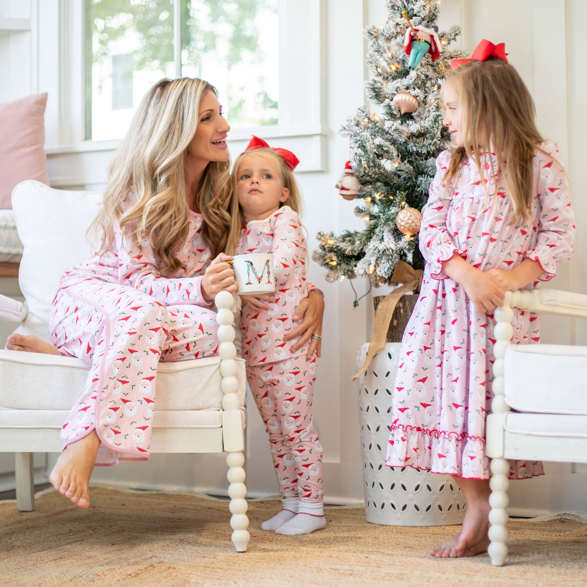 Girls Gown - Jolly Santa - Shrimp and Grits Kids