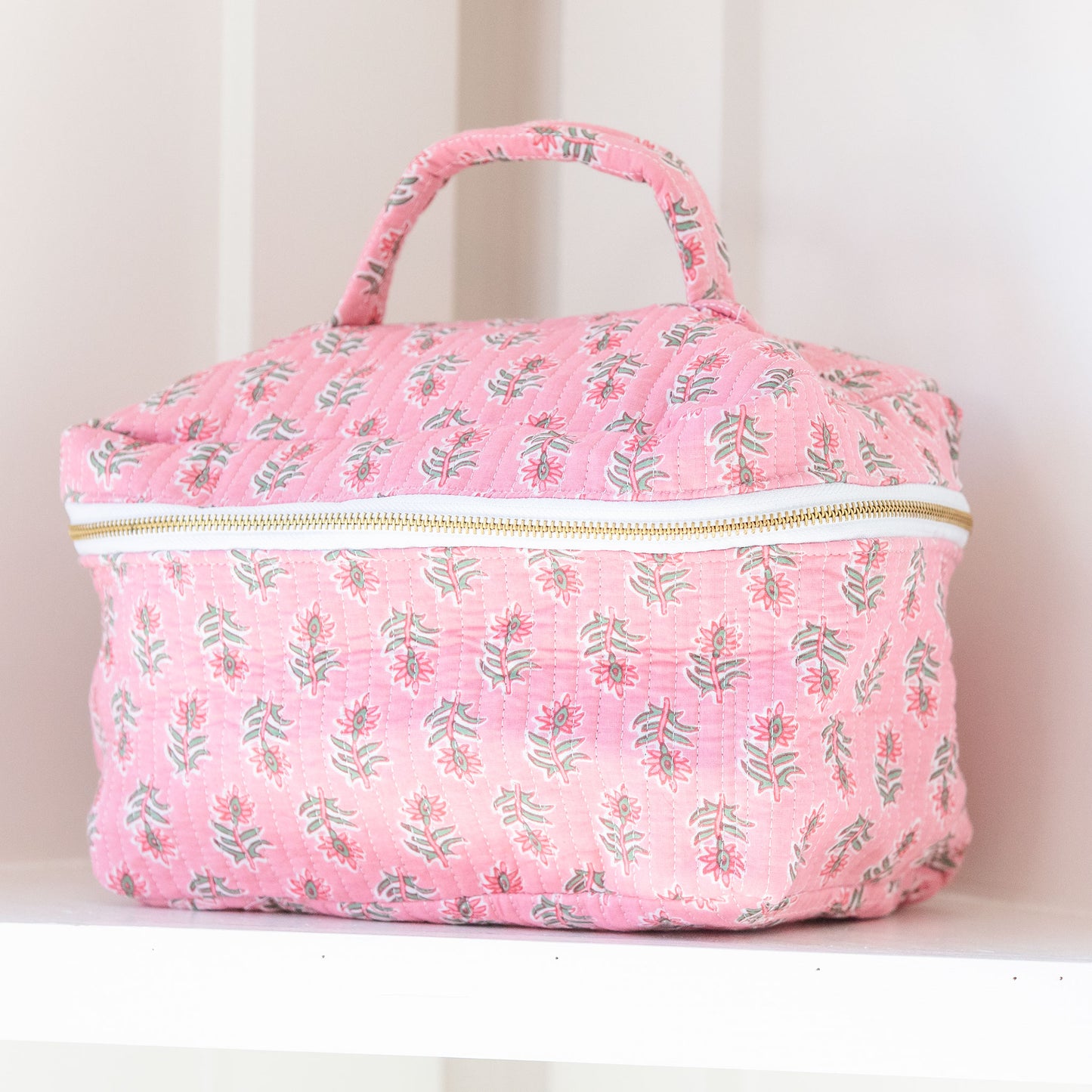 Kelly Quilted Makeup Bag