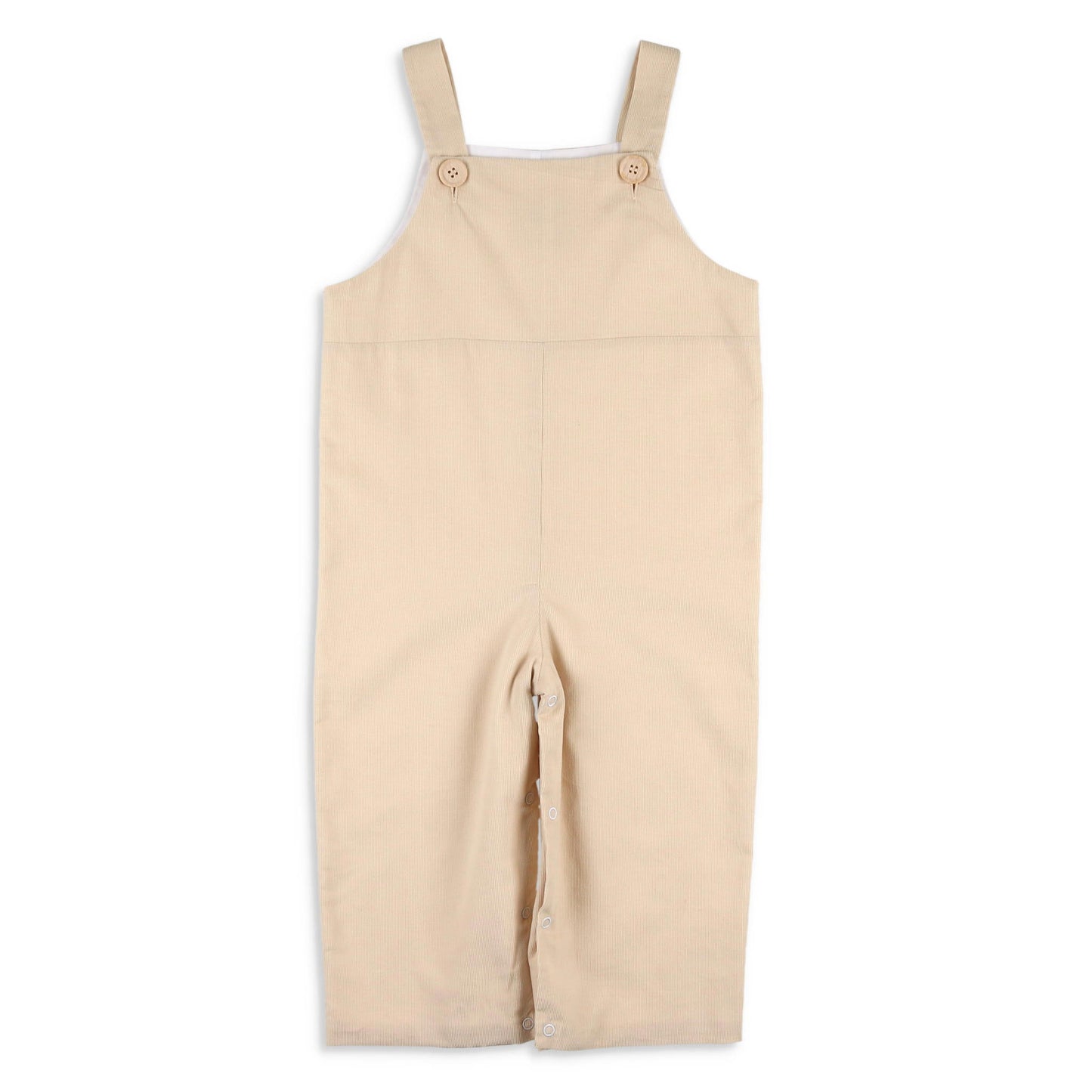 Boys Cord Overalls - Khaki Corduroy