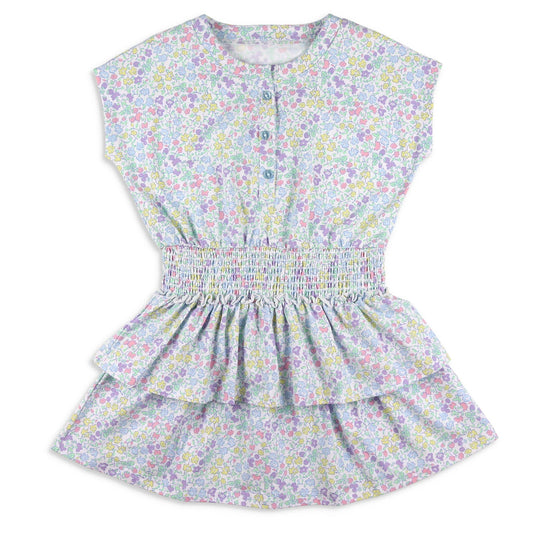 Girls Smocked Waist Dress - Kiawah (SAMPLE)