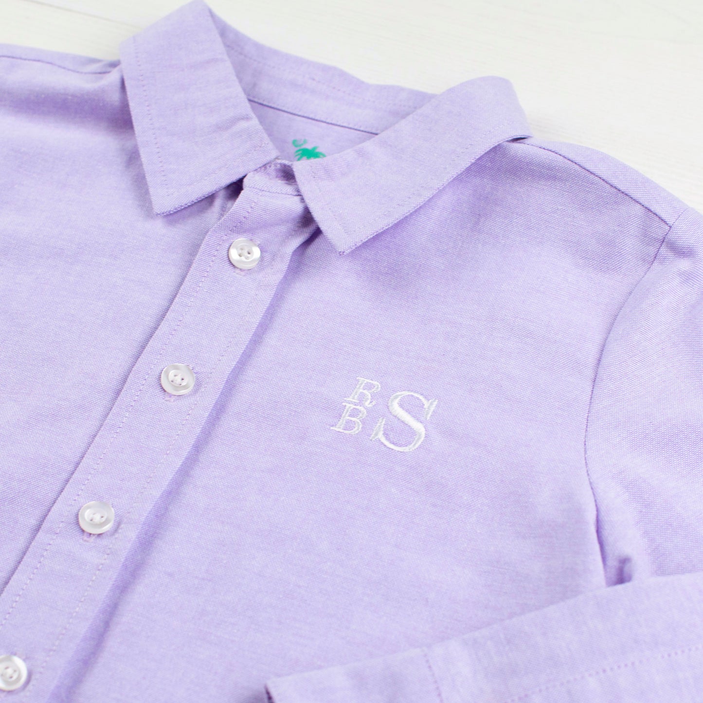 Boys Oxford Button Down - Lavender Haze