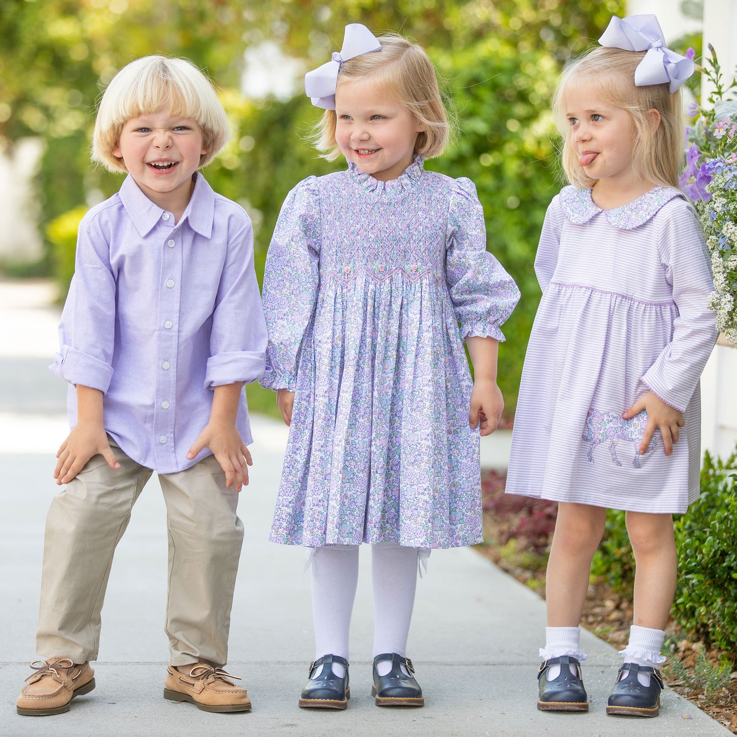 Girls Piper Dress - Lavender Haze