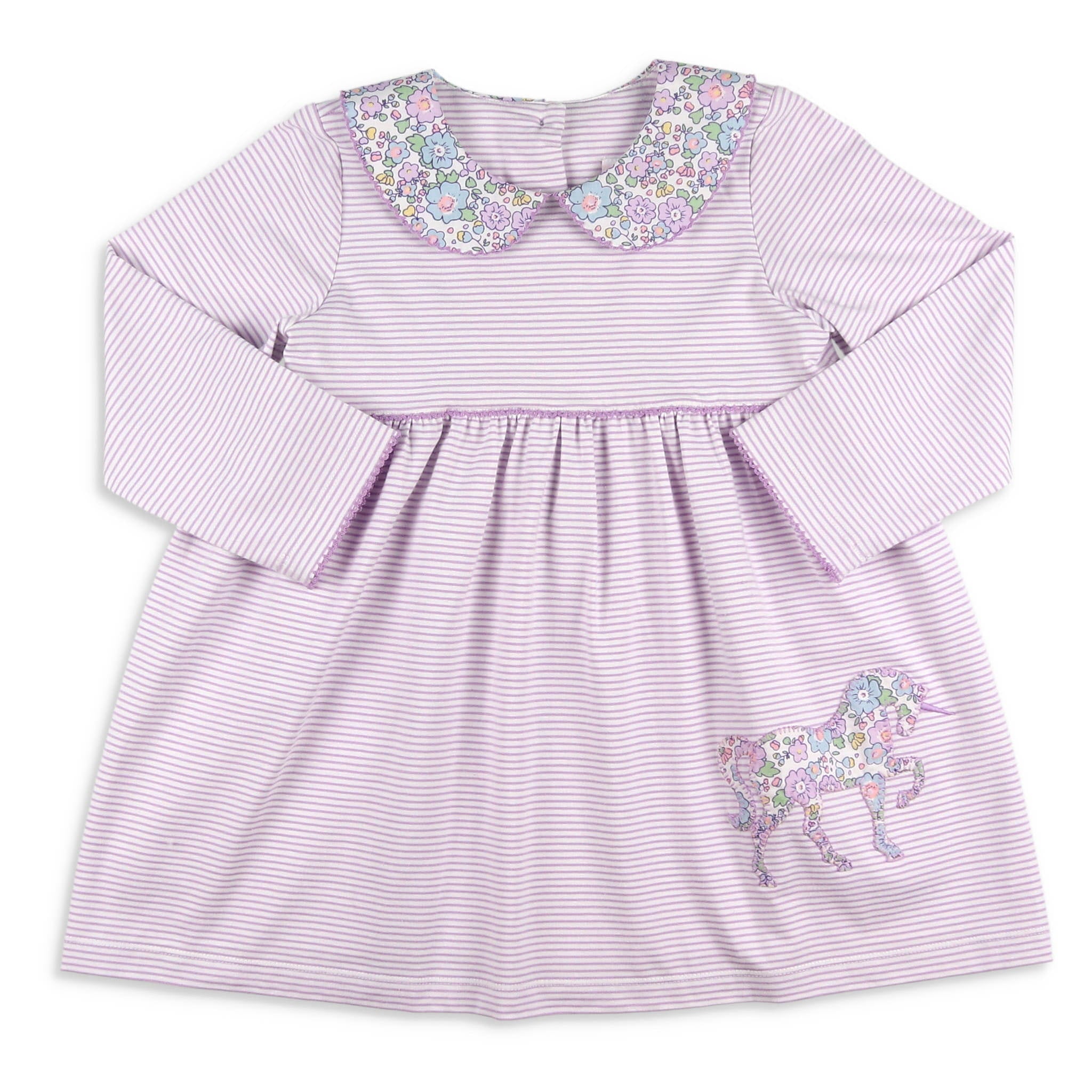 Girls Unicorn Dress - Lavender Haze - Shrimp and Grits Kids