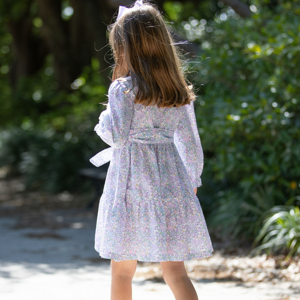 Back view of Lavender Maeve Dress Back